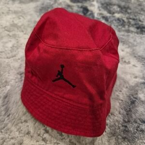 Jordan Kids Red Bucket Hat